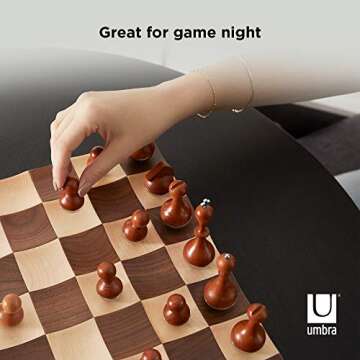Umbra Wobble Chess Set for Fun and Elegance