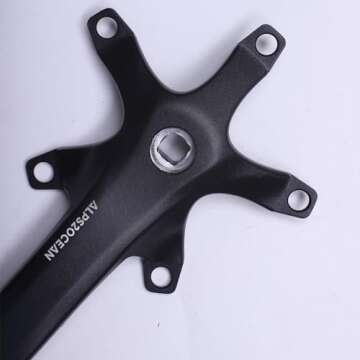 Alps2Ocean Universal Bike Crank Arm,Square Hole Crankset,One Pair 140MM/152MM/160MM/165MM/170MM/175MM BCD 130MM Bike Crank Arms for City Bike,Road Bike,Folding Bike,Mountain Bike,Ebike