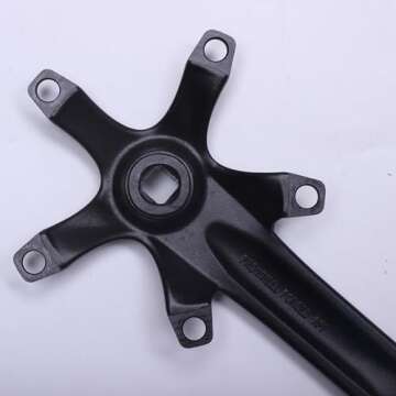 Alps2Ocean Universal Bike Crank Arm,Square Hole Crankset,One Pair 140MM/152MM/160MM/165MM/170MM/175MM BCD 130MM Bike Crank Arms for City Bike,Road Bike,Folding Bike,Mountain Bike,Ebike