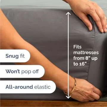 Cal King 4 Piece Soft Cooling Sheet Set - Luxurious Bedding