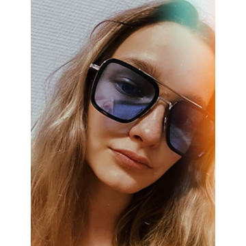 AIEYEZO Tony Stark Sunglasses - Stylish UV Protection Eyewear