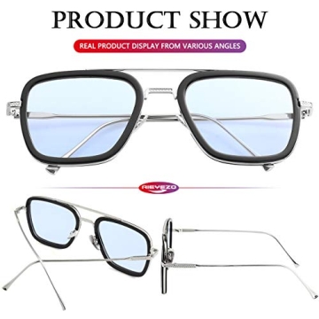 AIEYEZO Tony Stark Sunglasses - Stylish UV Protection Eyewear