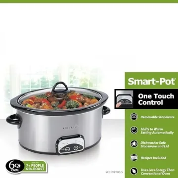 Crock-Pot Smart-Pot 6 Quart Programmable Slow Cooker