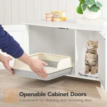 Elegant and Functional HOOBRO Cat Litter Box Enclosure