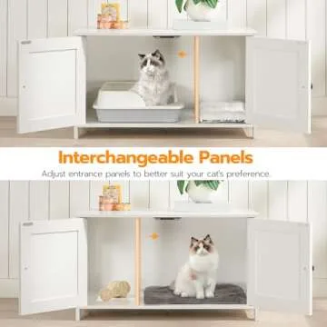 Elegant and Functional HOOBRO Cat Litter Box Enclosure