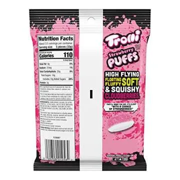 Trolli Strawberry Puffs Sour Gummy Candy 4.25 oz Pack