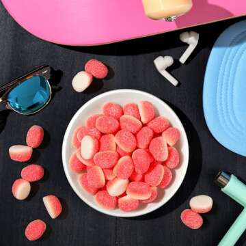 Trolli Strawberry Puffs Sour Gummy Candy 4.25 oz Pack