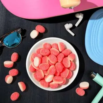 Trolli Strawberry Puffs Sour Gummy Candy 4.25 oz Pack