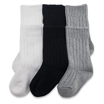 INOBAY Toddler Socks - 6 Pairs of Warm Seamless Comfort