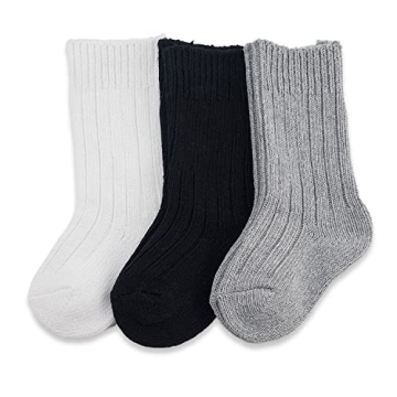 INOBAY Toddler Socks - 6 Pairs of Warm Seamless Comfort