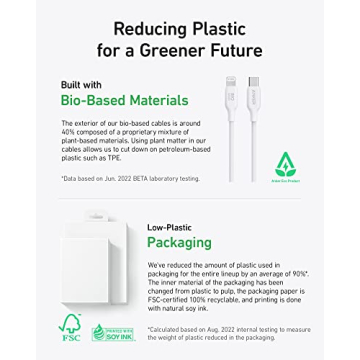 Eco-Friendly Anker USB-C to Lightning Cable | Fast Charge