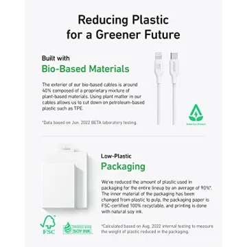 Eco-Friendly Anker USB-C to Lightning Cable | Fast Charge