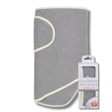 Miracle Blanket Swaddle Wrap - Soft, Secure Sleep for Newborns