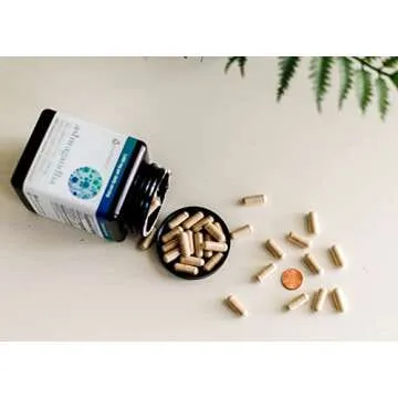 Organic KSM-66 Ashwagandha Vegetarian Supplements 150 Capsules, 1000mg per Daily Serving,Help Support A Healthy Stress Response