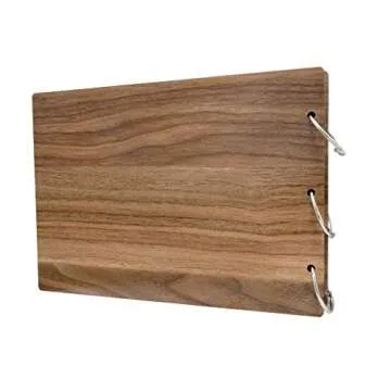 Wenosda Photos Album Picture Albums Scrapbook Our Adventure Photograph Book Wooden DIY for Gift Wedding Birthday Festival Present (10IN,30 Sheets)