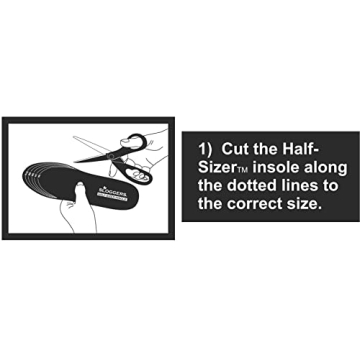 Sloggers Cut-to-Fit Half-Sizer Insole for Shoes