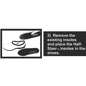 Sloggers Cut-to-Fit Half-Sizer Insole for Shoes