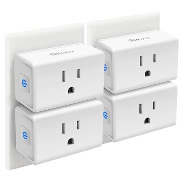Kasa Smart Plug Mini 15A - Smart Home Wi-Fi Outlet with Alexa & Google Home Compatibility, 4-Pack