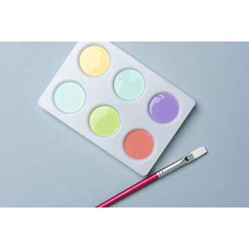 Delta Creative 18 Color Ceramcoat Acrylic Paint Set, 2 oz, Pastels