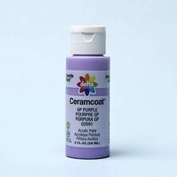 Delta Creative 18 Color Ceramcoat Acrylic Paint Set, 2 oz, Pastels
