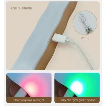 BESTCAN Cordless LED Vanity Mirror Light for Makeup