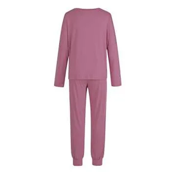 Pink Queen Women's 2 Piece Loungewear Set Outfits Casual Wear Pullover and Pants Sweat Suits L Pink