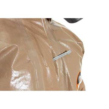 MIRA SAFETY M MIRA SAFETY Suit Disposable Protective Coverall with Hood and Elastic Cuff Size LARGE XLARGE Respiratory Protection (HAZ-SUIT LG/XLG)