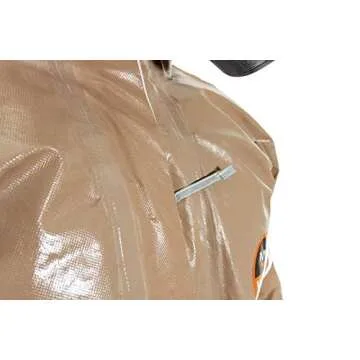 MIRA SAFETY M MIRA SAFETY Suit Disposable Protective Coverall with Hood and Elastic Cuff Size LARGE XLARGE Respiratory Protection (HAZ-SUIT LG/XLG)