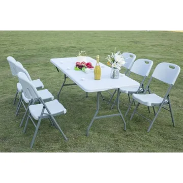 Versatile Aoeiye 6ft Folding Table for Any Occasion