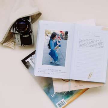 Promptly Journals, A Complete Travel Journal: From Boarding to Exploring (Grey, Linen) | Vacation Journal | Travel Memories Journal | Road Trip Essentials