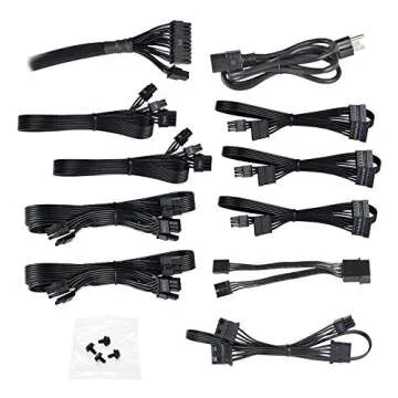 EVGA 210-GQ-0650-V1 650 GQ, 80+ GOLD 650W, Semi Modular, EVGA ECO Mode, 5 Year Warranty, Power Supply, Black