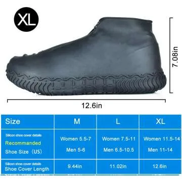 Shiwely Waterproof Shoe Covers for Men & Women