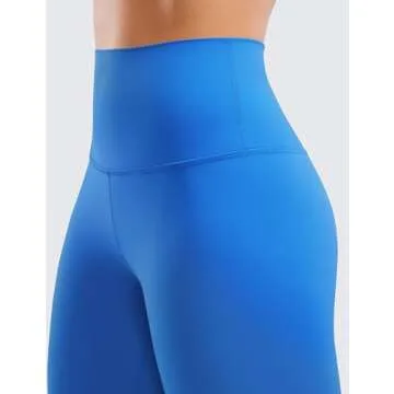 CRZ YOGA Womens ButterLuxe Biker Shorts 6 Inches - High Waisted Workout Running Volleyball Spandex Yoga Sparkle Blue X-Small