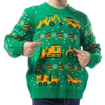 Children’s Knitted Cartoon Sweater For Winter Fun