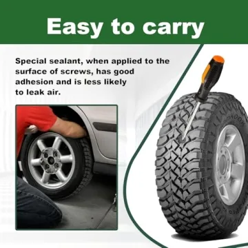 LTDCVTR 60Pcs Tire Repair Kit for Easy Self-Service Repairs