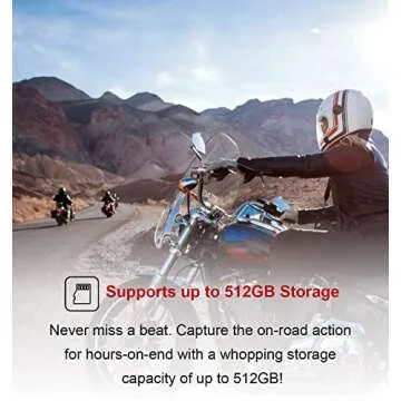 INNOVV H5 4K Motorcycle Helmet Camera with Wi-Fi and Image Stabilization