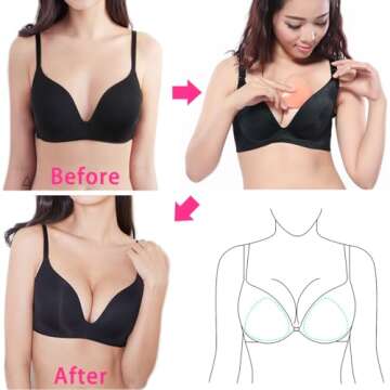 Silicone Bra Pads for Enhanced Cleavage & Comfort