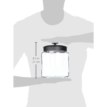 Stylish Anchor Hocking 96 Ounce Glass Jar Set - Durable & Dishwasher Safe