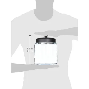 Stylish Anchor Hocking 96 Ounce Glass Jar Set - Durable & Dishwasher Safe