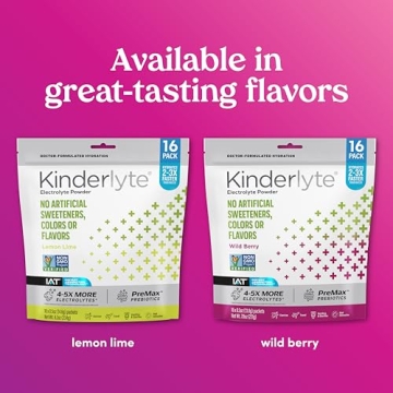 Kinderlyte Electrolyte Powder for Fast Hydration 16 Count