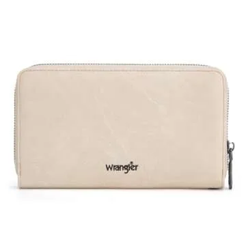 Wrangler Women's Vegan Leather Wallet - Stylish & Spacious