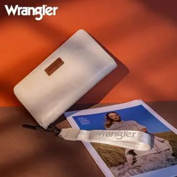 Wrangler Women's Vegan Leather Wallet - Stylish & Spacious