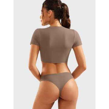 YEOREO Short Sleeve T Shirt for Women - Stylish and Comforting Crop Top