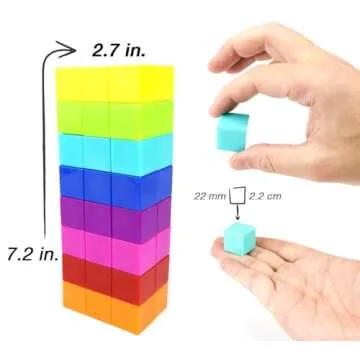 BrainSpark 48PCS Magnetic Building Blocks for Kids