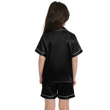 SWOMOG Kids Satin Pajamas Sets - Stylish Sleepwear for Kids