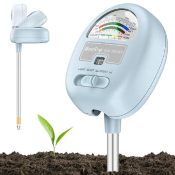 4-in-1 Soil Moisture Meter for Plants and Gardens
