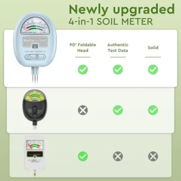 4-in-1 Soil Moisture Meter for Garden and Plants