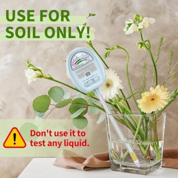 4-in-1 Soil Moisture Meter for Garden and Plants