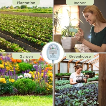 4-in-1 Soil Moisture Meter for Garden and Plants