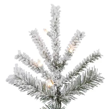 Vickerman Flocked Sierra Fir 8.5' Christmas Tree